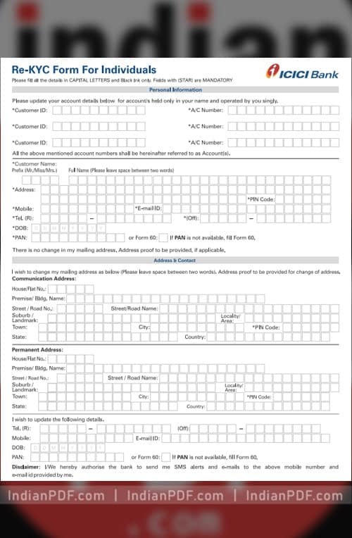 Icici Kyc Documents