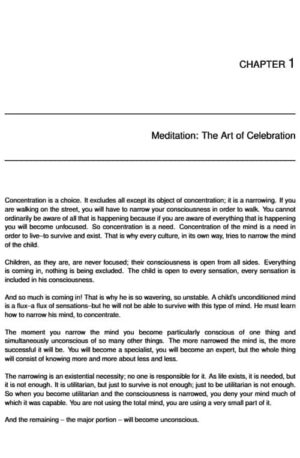 Meditation The Art of Ecstasy OSHO PDF - Preview - indianpdf