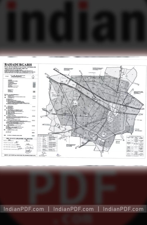 Bahadurgarh Master Plan PDF Online - Download Free