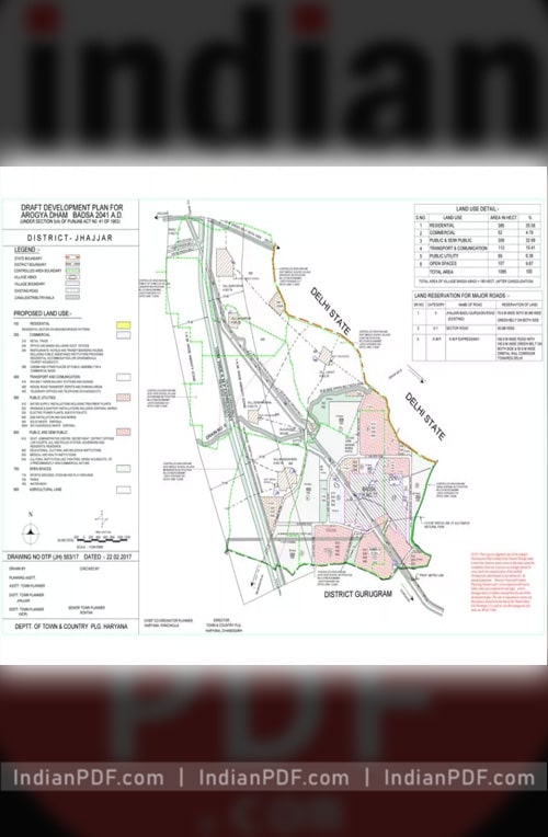 District Jhajjar Master Plan PDF Online - Download Free
