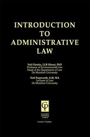 [PDF] Introduction to Administrative Law Book - Download Free