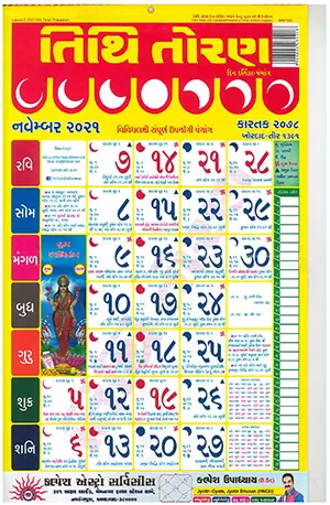 Tithi-Toran-Gujarati-Calendar-2022-PDF - IndianPDF.com