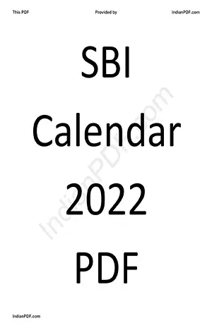 sbi-calendar-2022 - IndianPDF.com