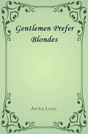 Gentlemen Prefer Blondes - Anita Loos - Download ( www.indianpdf.com ) Book Novel Online Free